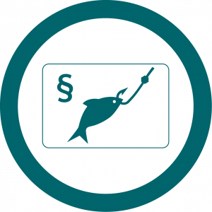 Fiskekort krävs symbol